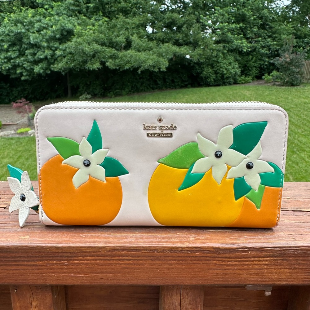 Kate Spade New York Spice Things Up Orange Blossom Lacey Wallet
